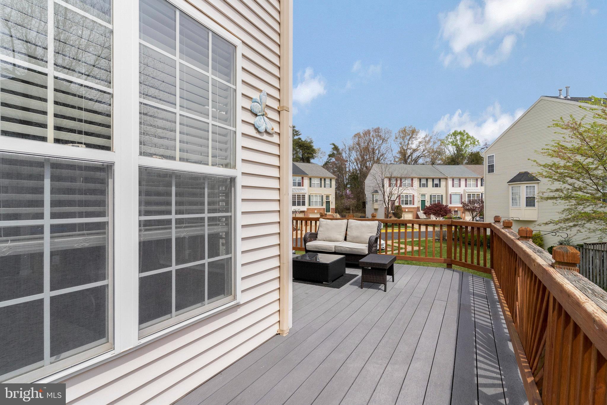 8110 Cerromar Way Gainesville, VA 20155 - Photo 36 of 51 Large Composite Deck off Kitchen