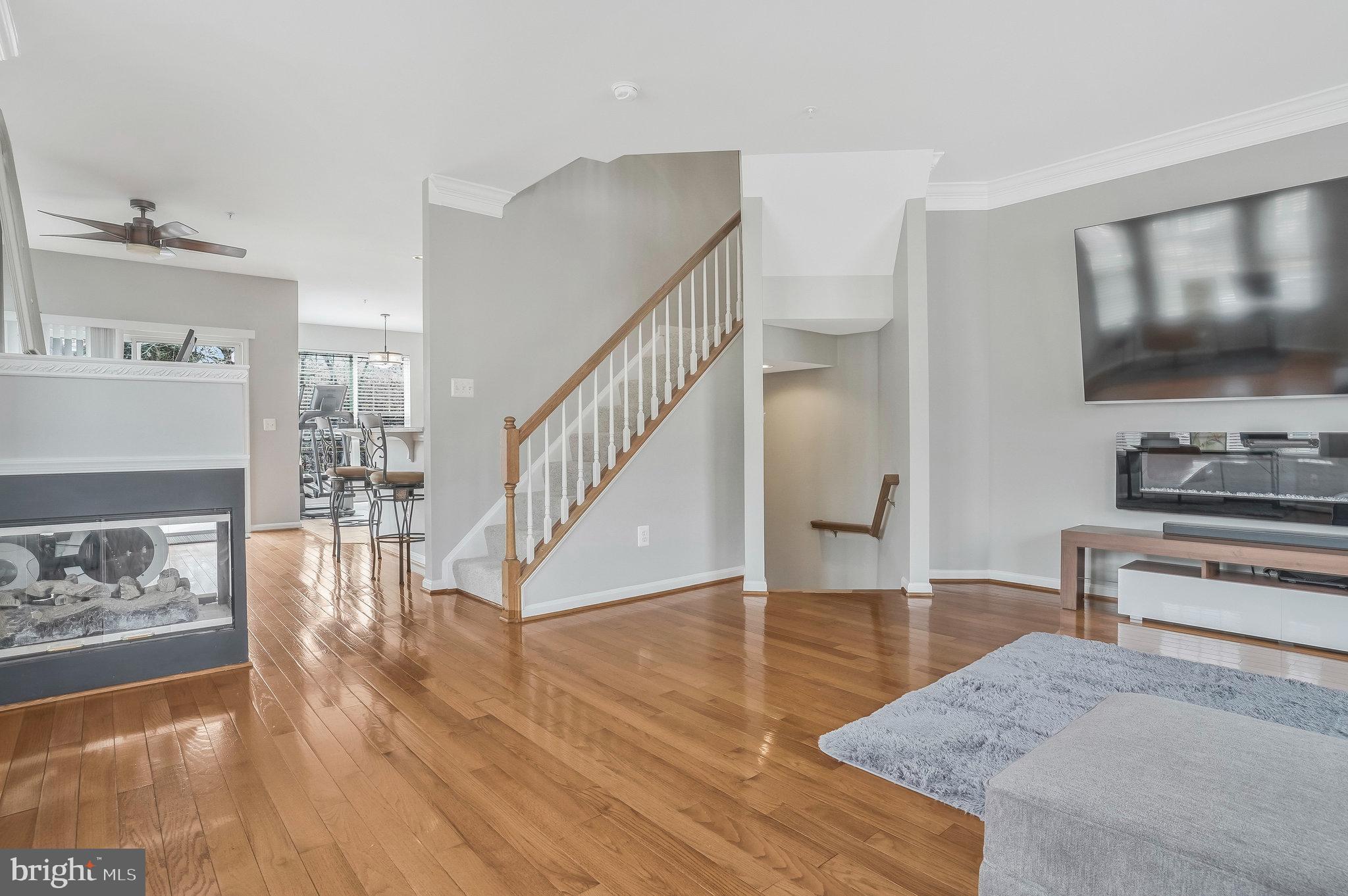 8110 Cerromar Way Gainesville, VA 20155 - Photo 6 of 51 Main Level w/ Three Sided Gas Fireplace