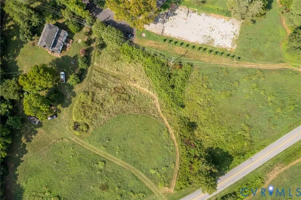 a view of a garden from a balcony