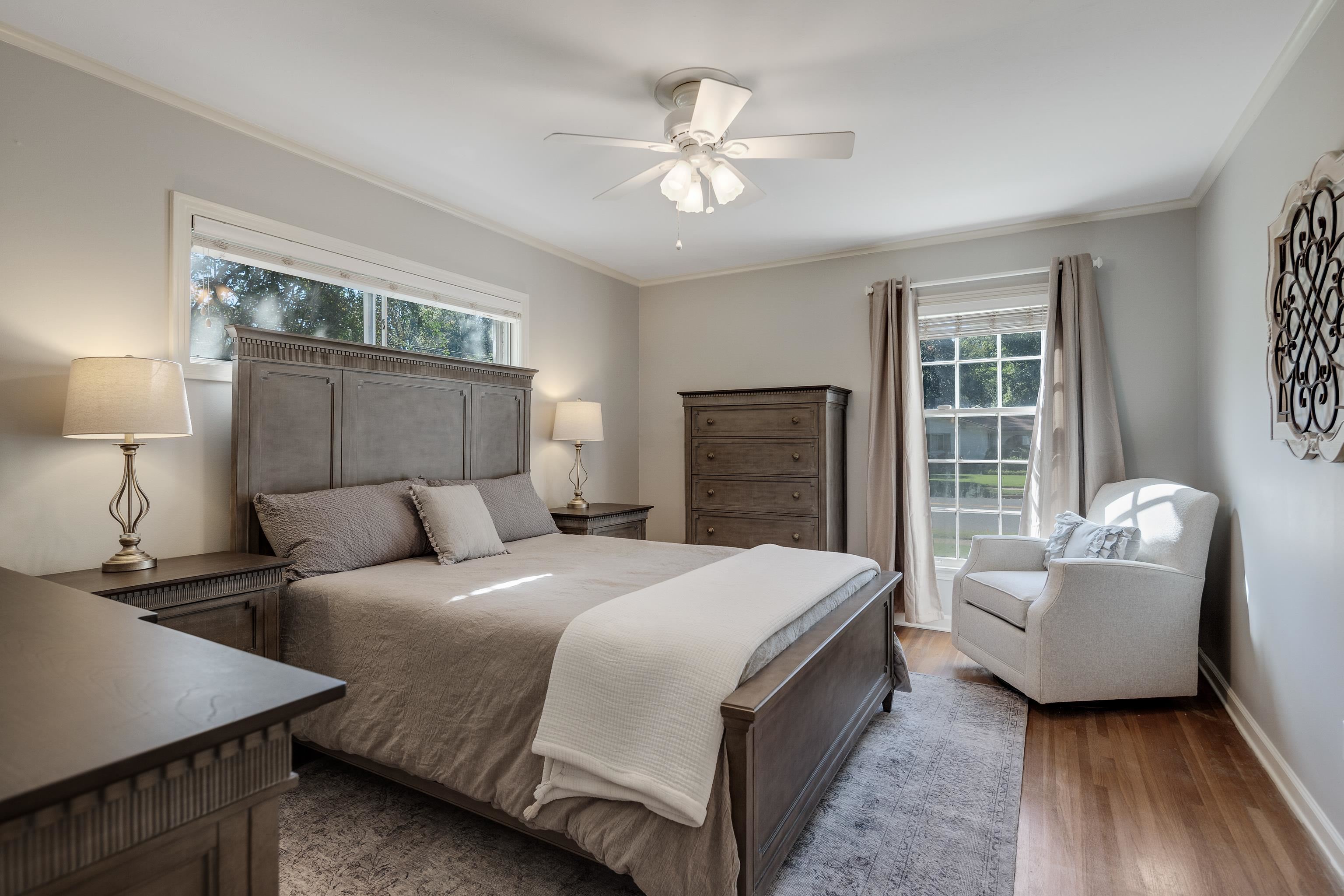 5060 Rich Road Memphis, TN 38117 - Photo 13 of 25 a bedroom with a bed a couch and a window