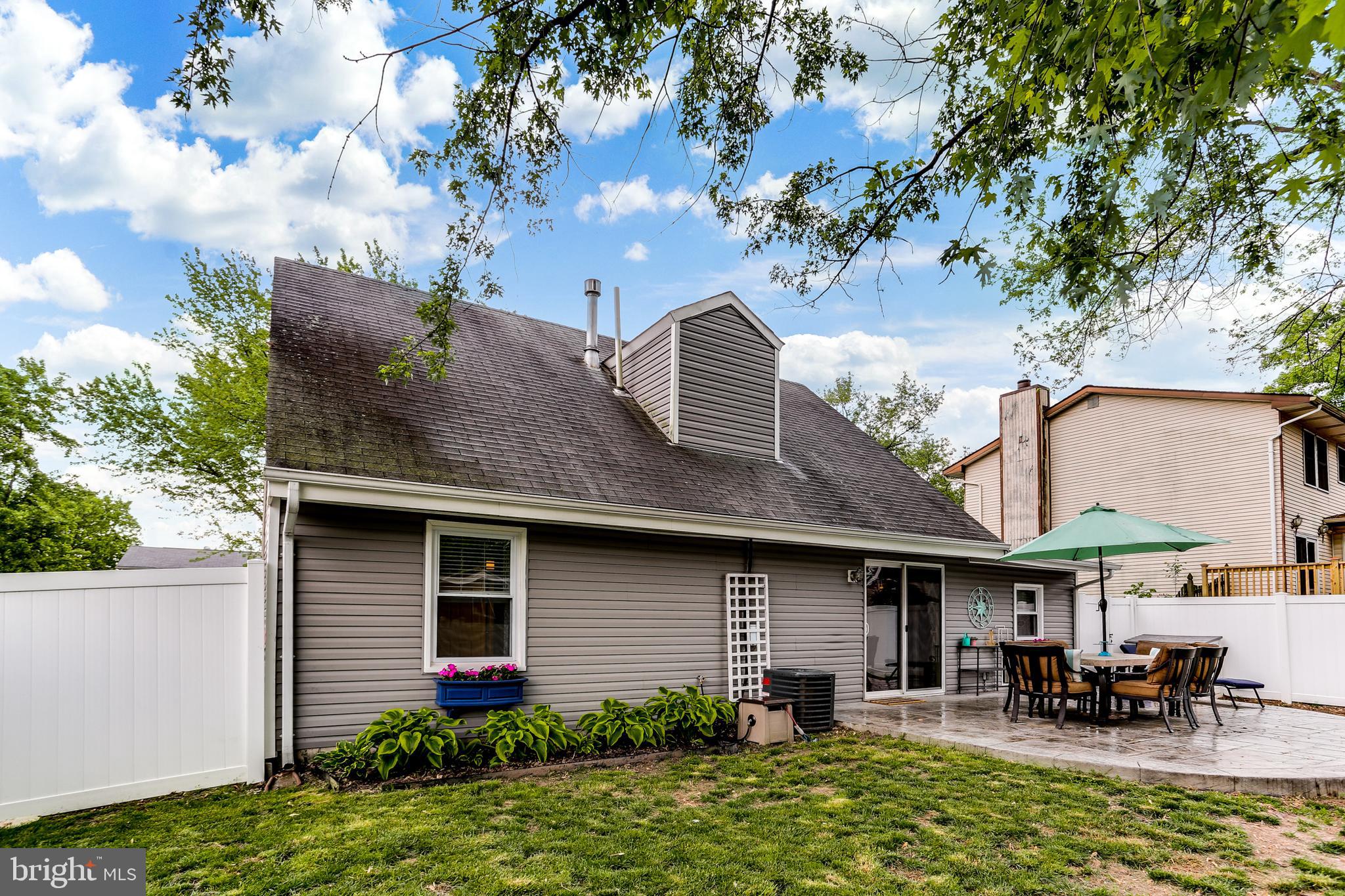 7894 Chalice Road Severn, MD 21144 - Photo 28 of 30 Rear Yard w/ Stamped Patio