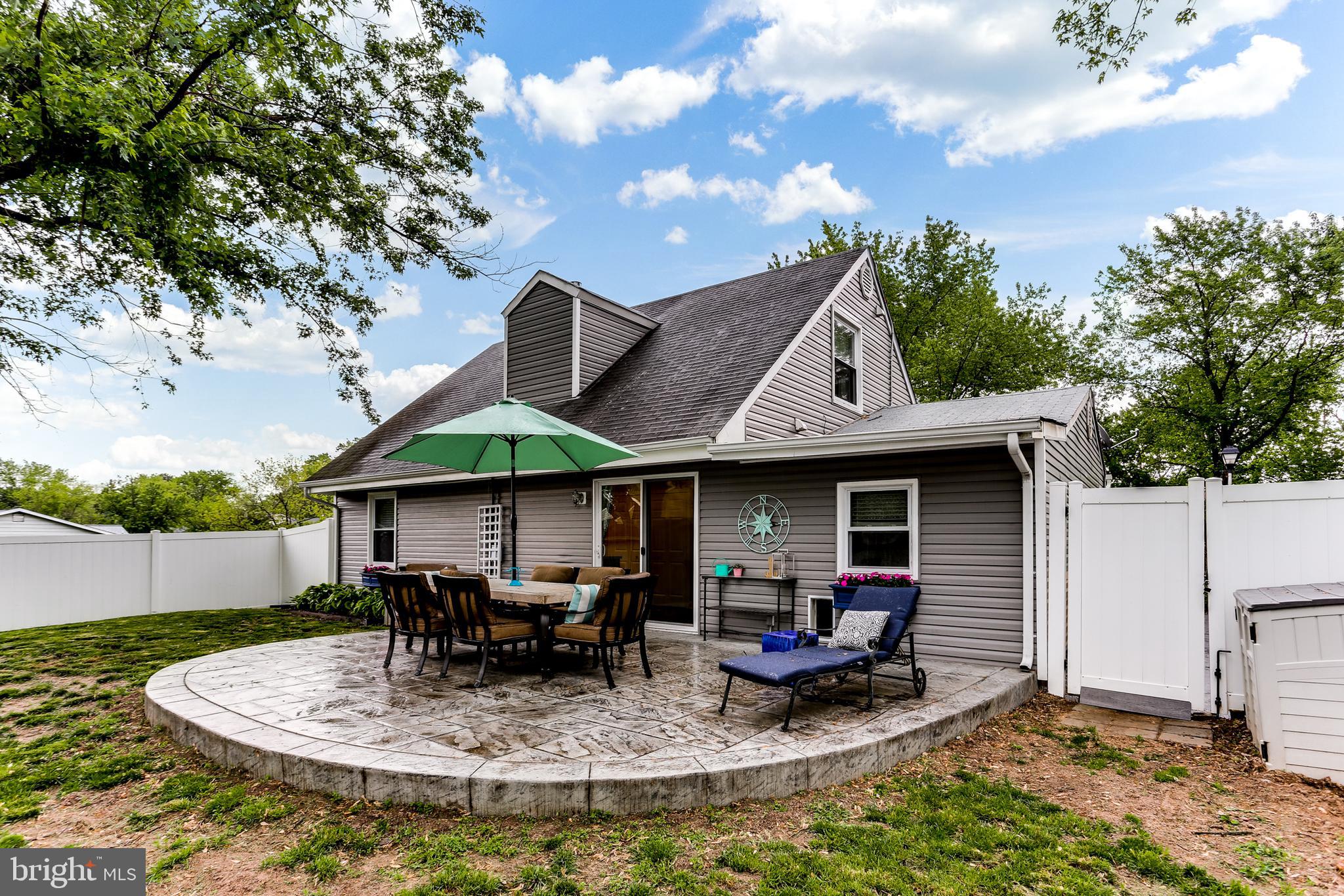 7894 Chalice Road Severn, MD 21144 - Photo 29 of 30 Rear Yard w/ Stamped Patio