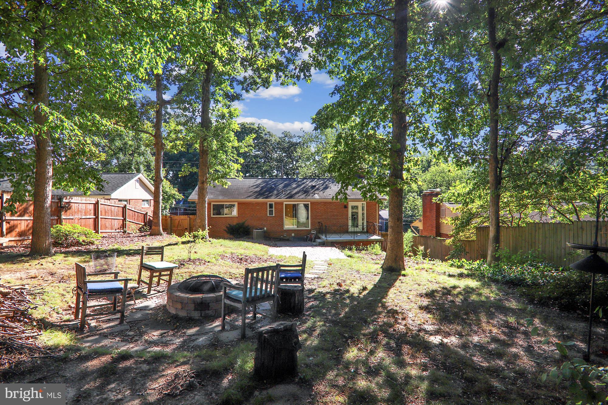 10708 Lombardy Road Silver Spring, MD 20901 - Photo 46 of 95 Firepit for good conversation under the trees