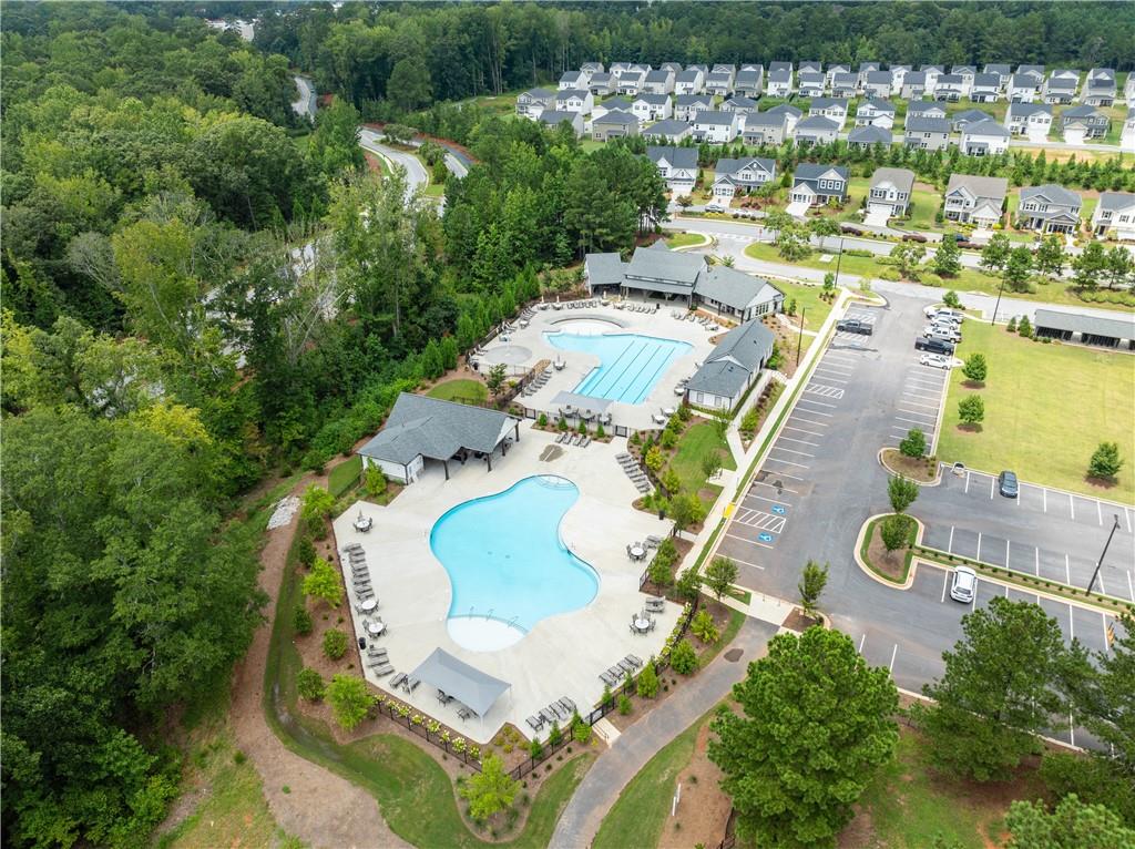 63 Conroe Court Hoschton, GA 30548 - Photo 44 of 44 an aerial view of a house with outdoor space