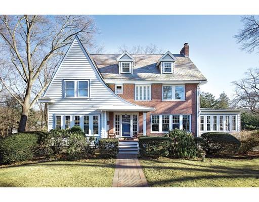 143 Windsor Road Newton, MA 02468 - Photo 1 of 9 a front view of a house with a yard