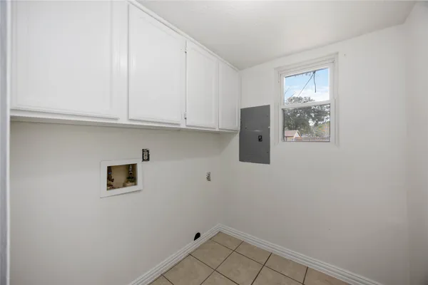 a room with storage and utility