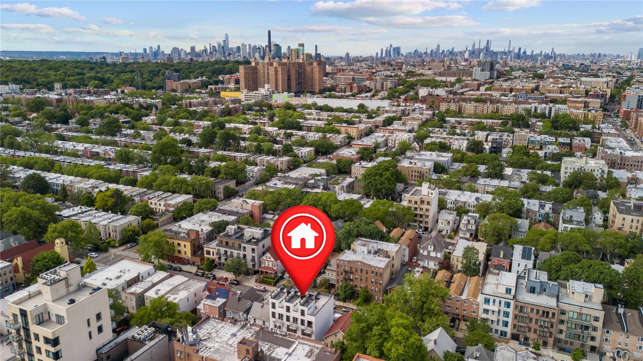 312 Fenimore Street Brooklyn, NY 11225 - Photo 36 of 37 Bird's eye view of skyline