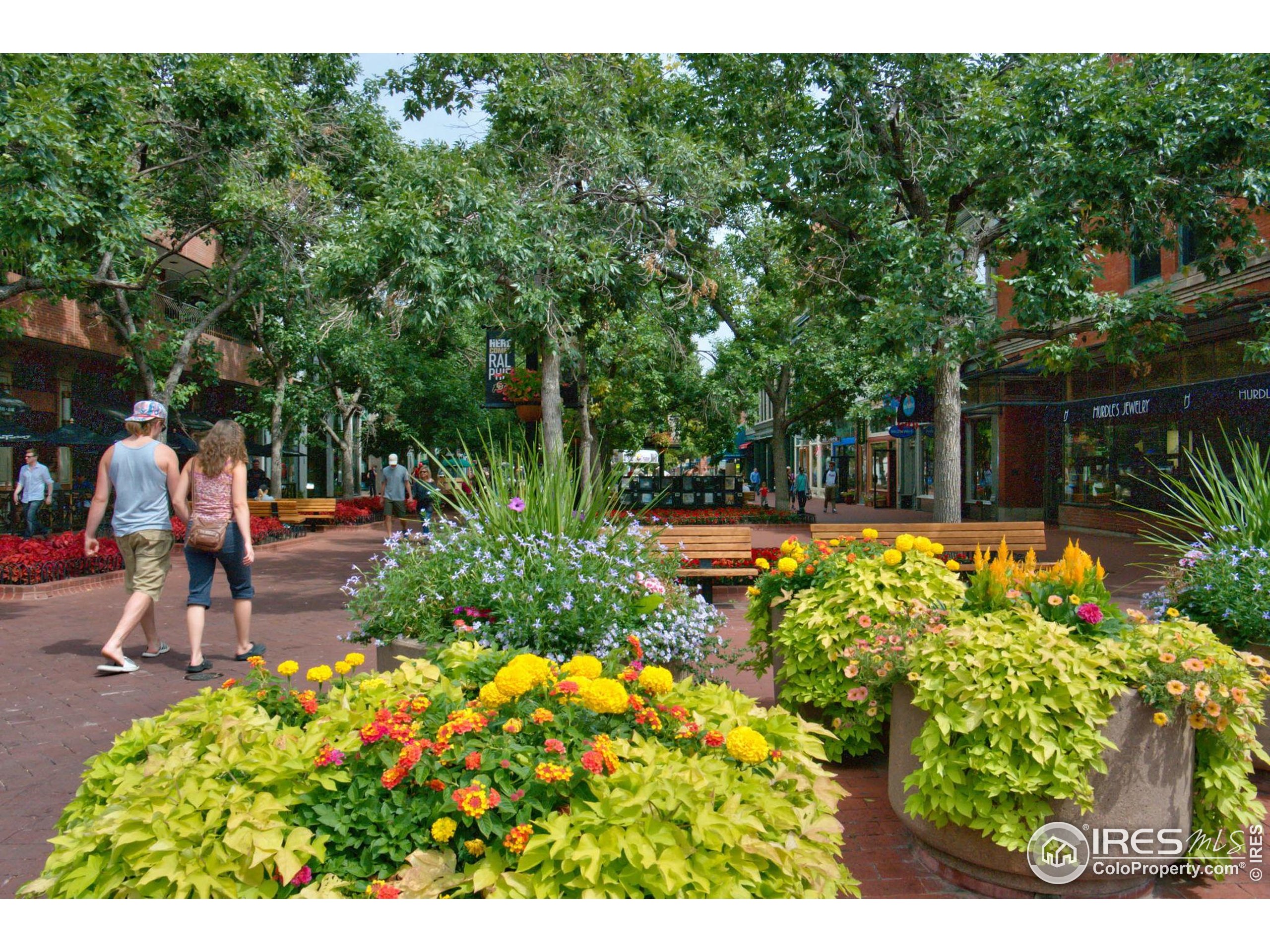 1430 18th Street, Unit 1 Boulder, CO 80302 - Photo 20 of 29 a view of a backyard