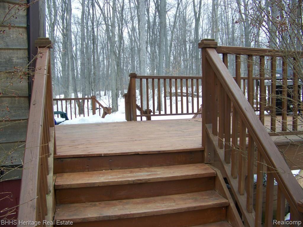 5353 Dutton Road Gregory, MI 48137 - Photo 6 of 42 Two-tier deck off the back