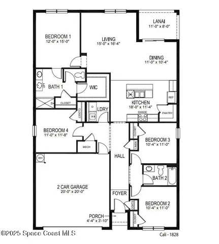 $359,990 | 1423 Garabaldi Circle Southeast, Palm Bay, FL 32909