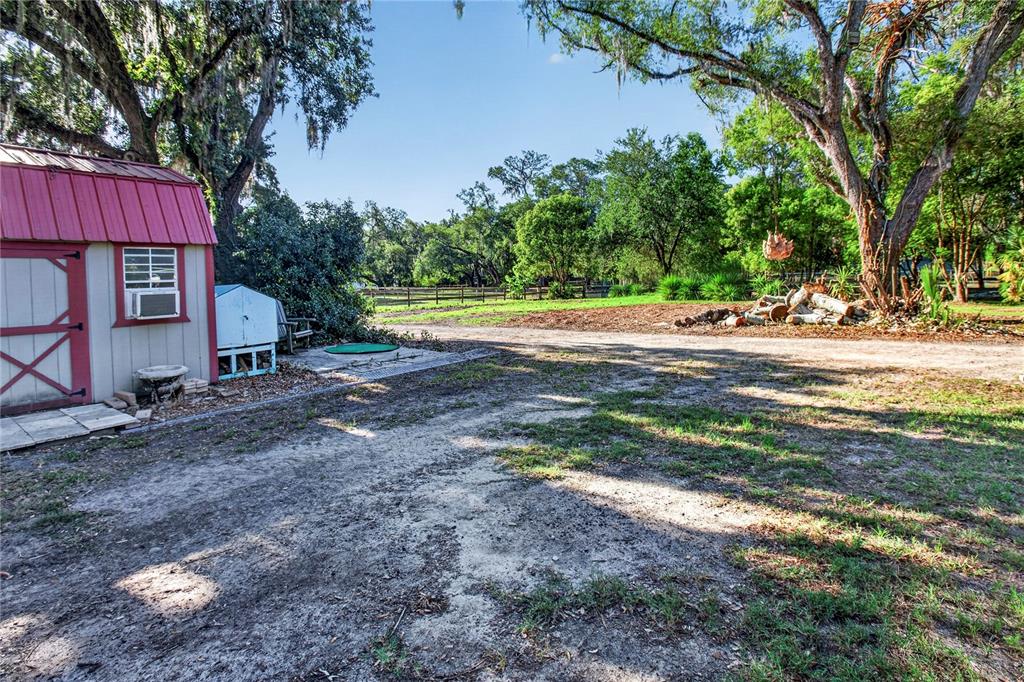 10627 McIntosh Road Thonotosassa, FL 33592 - Photo 34 of 38 a view of a house with backyard and a tree