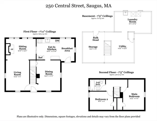 $496,000 | 250 Central Street, Saugus, MA 01906