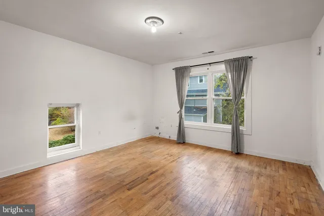 wooden floor in an empty room