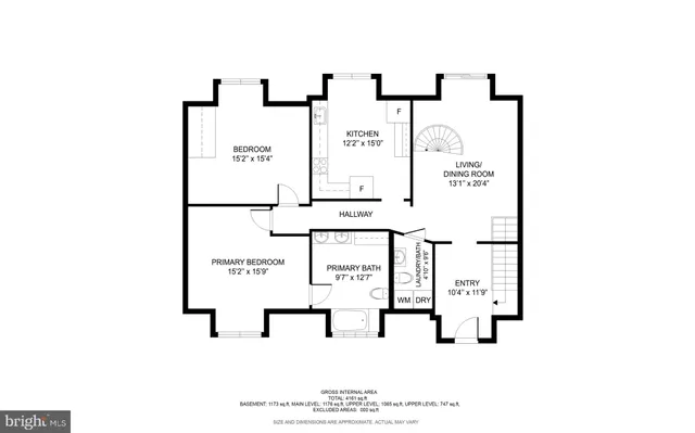 a picture of a bench in a white building