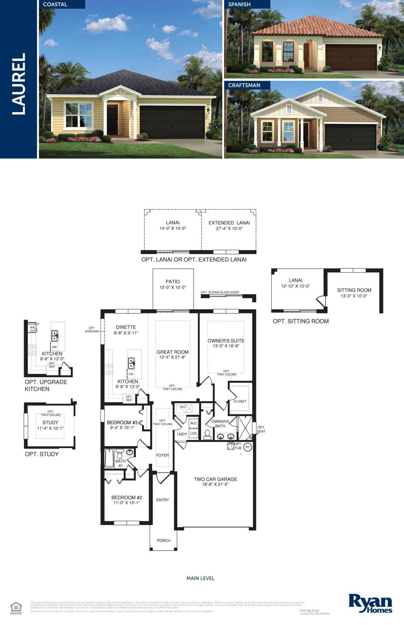 19654 Split Rail Run Loxahatchee, FL 33470 - Photo 25 of 25 Laurel Floorplan