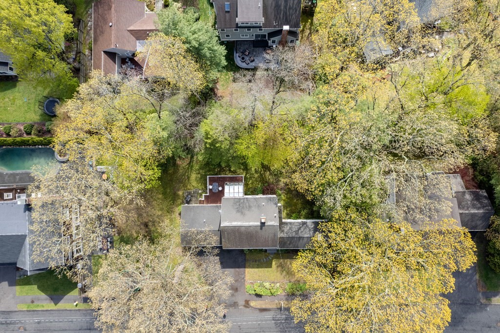 135 Tower Avenue Needham, MA 02494 - Photo 23 of 24 an aerial view of residential house with outdoor space