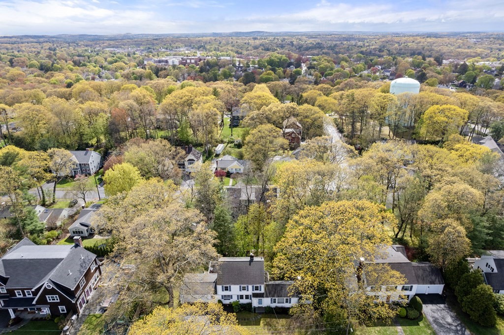 135 Tower Avenue Needham, MA 02494 - Photo 24 of 24 an aerial view of residential house with parking space