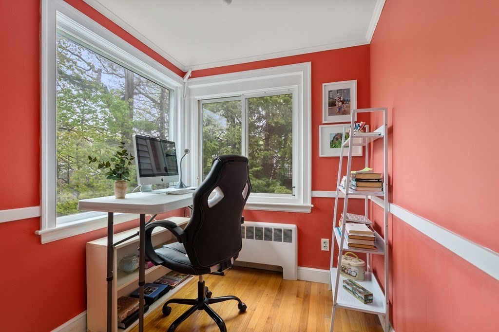 135 Tower Avenue Needham, MA 02494 - Photo 9 of 24 a view of a workspace with furniture and a window