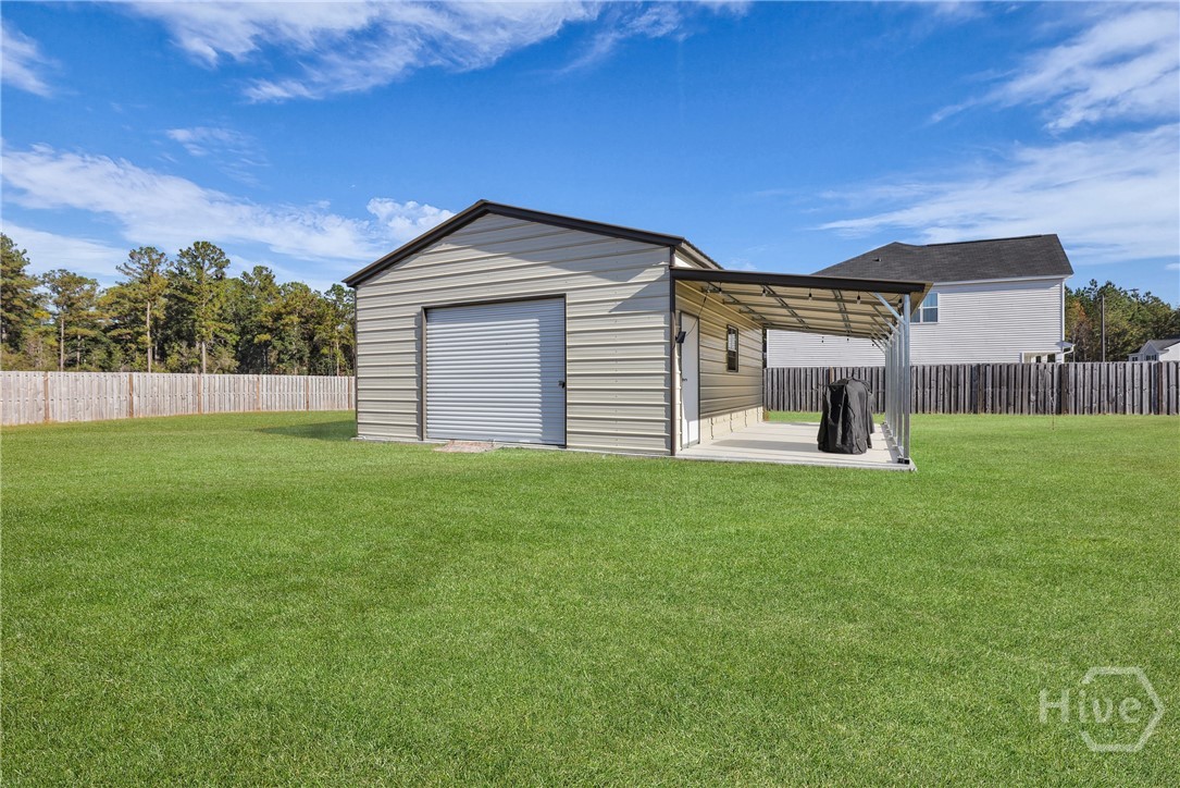 233 Caroline Way Guyton, GA 31312 - Photo 51 of 55 Grass has been enhanced