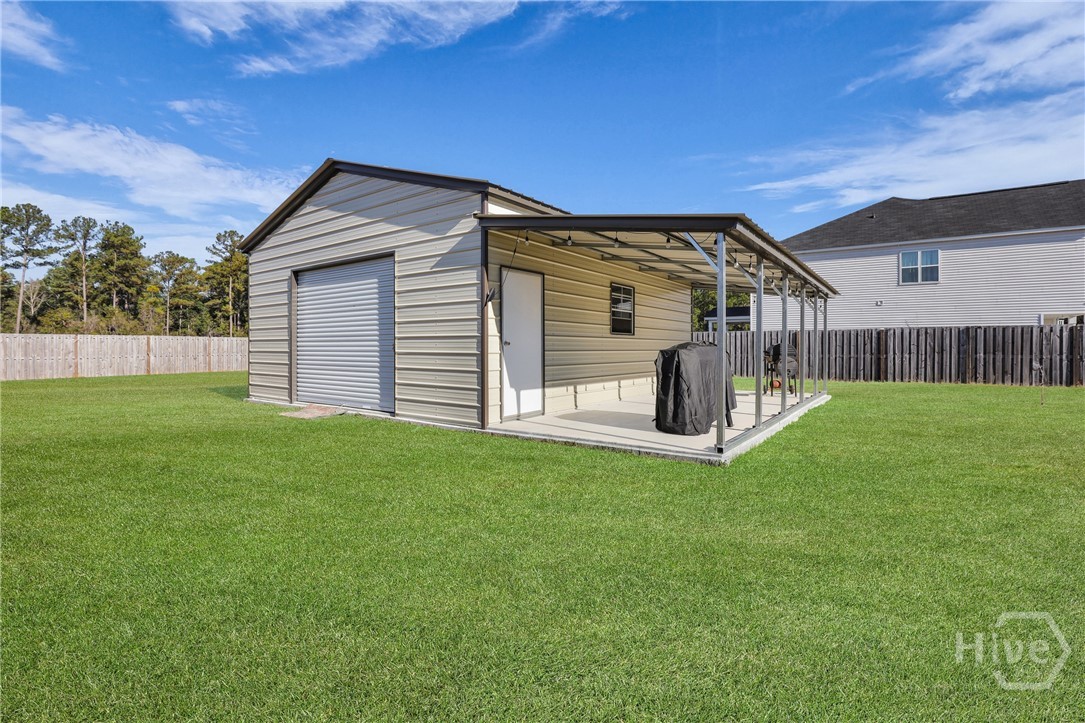 233 Caroline Way Guyton, GA 31312 - Photo 53 of 55 Grass has been enhanced