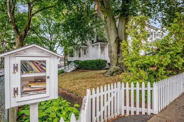 a front view of a house with balcony