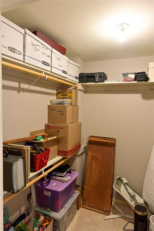 32 Rue Maison Abilene, TX 79605 - Photo 24 of 40 a view of storage and utility room with racks on the wall