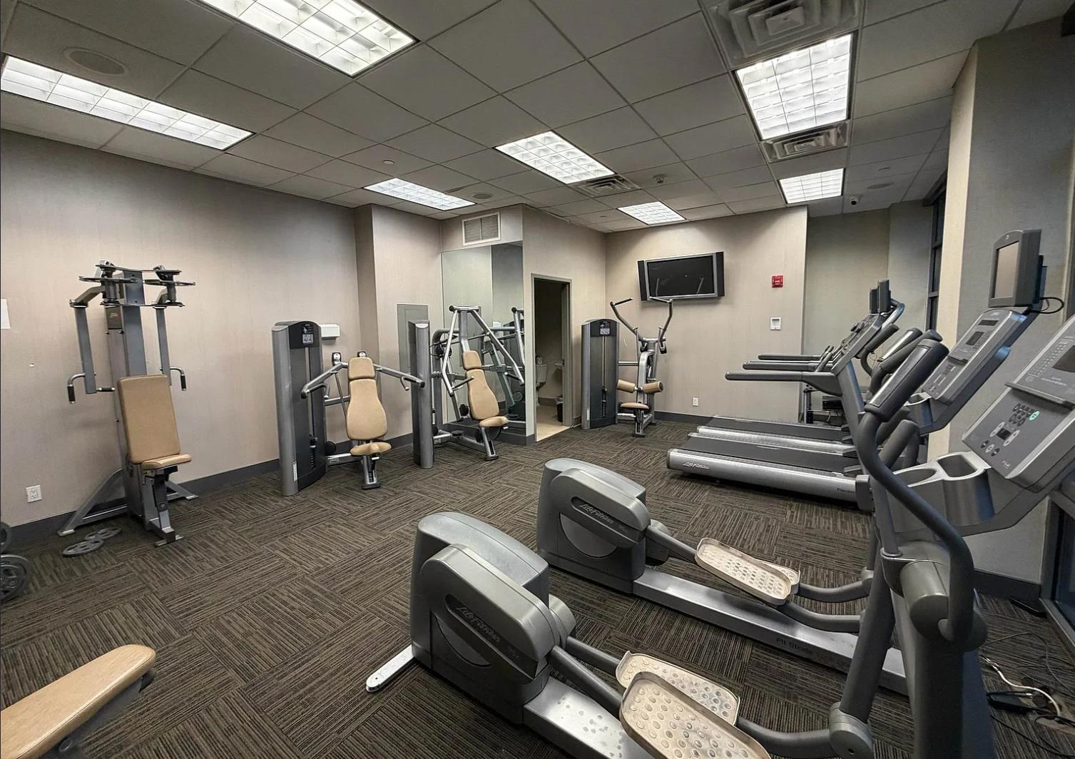 8125 River Road, Unit 3C North Bergen, NJ 07047 - Photo 22 of 23 a view of a room with gym equipment