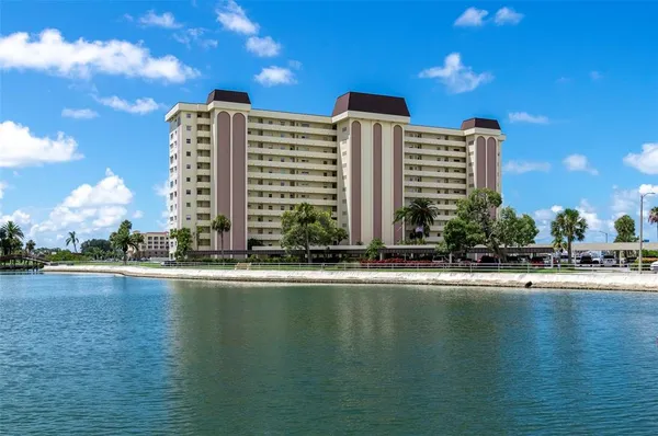 a front view of a building
