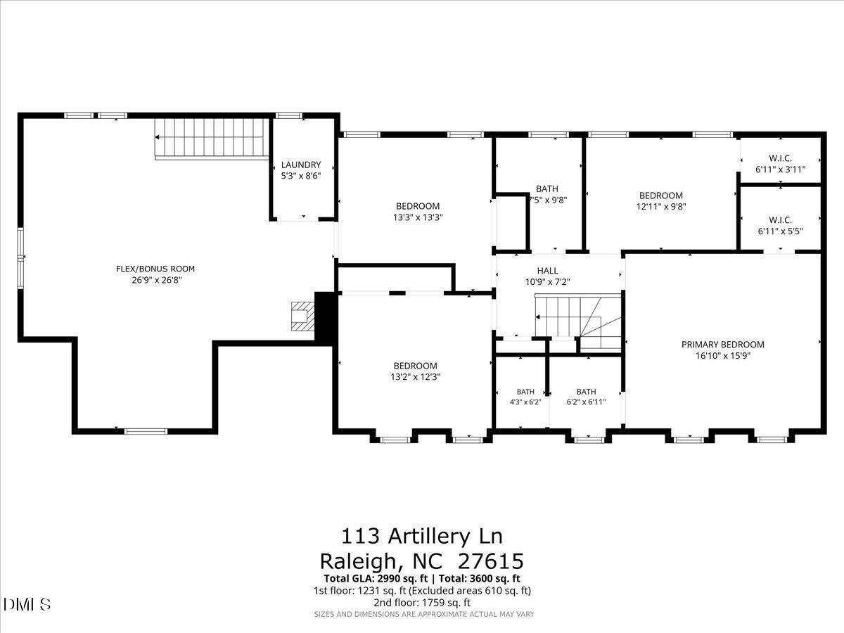 113 Artillery Lane Raleigh, NC 27615 - Photo 56 of 56 57-113 Artillery Ln Floor Plan-51
