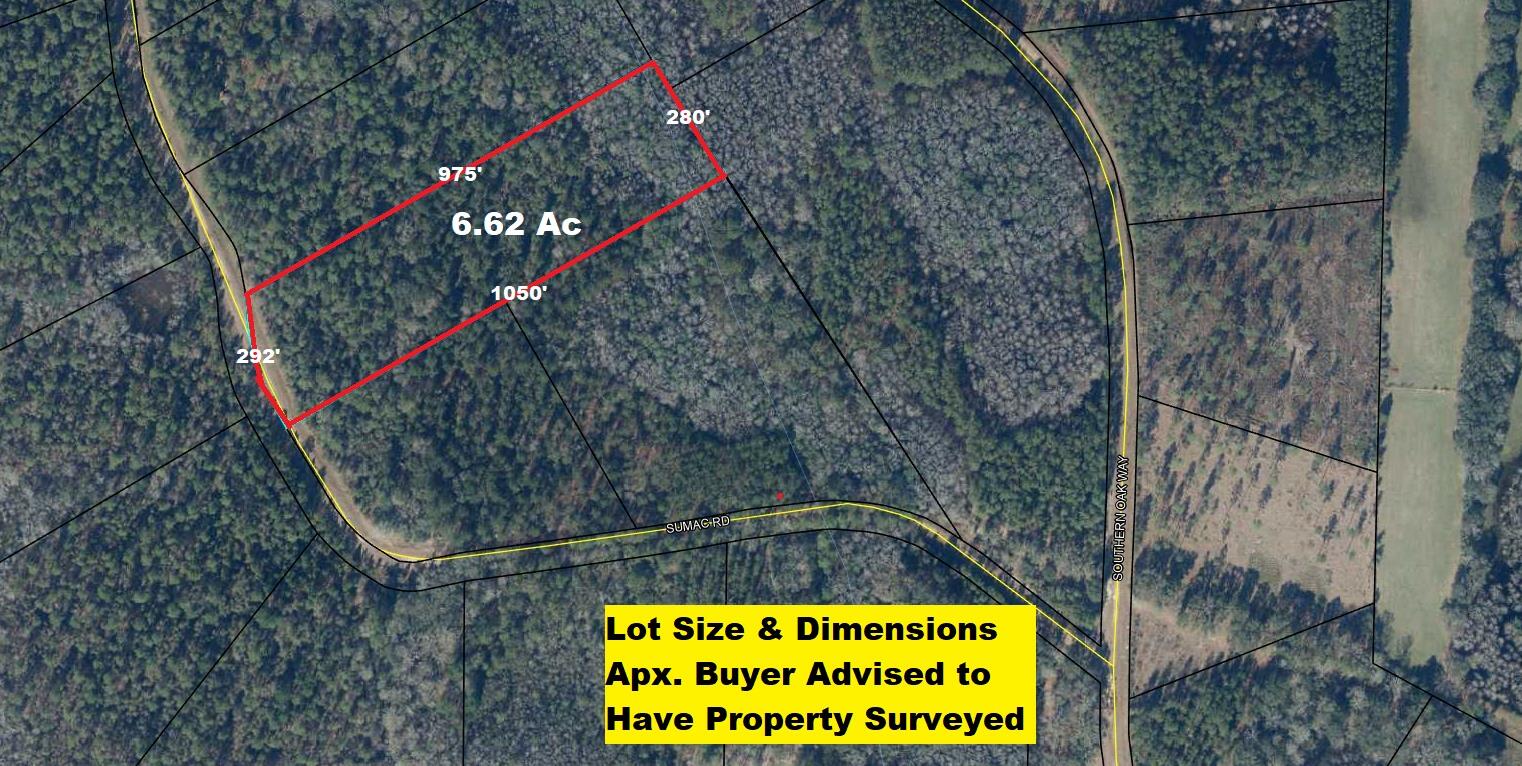 Lot 103 Sumac Road Westville, FL 32464 - Photo 2 of 9 Lot 103 Acreage & Dimensions