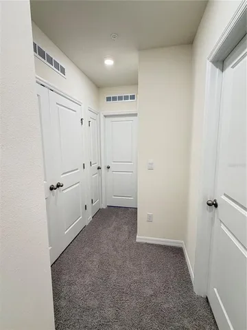 a view of closet area