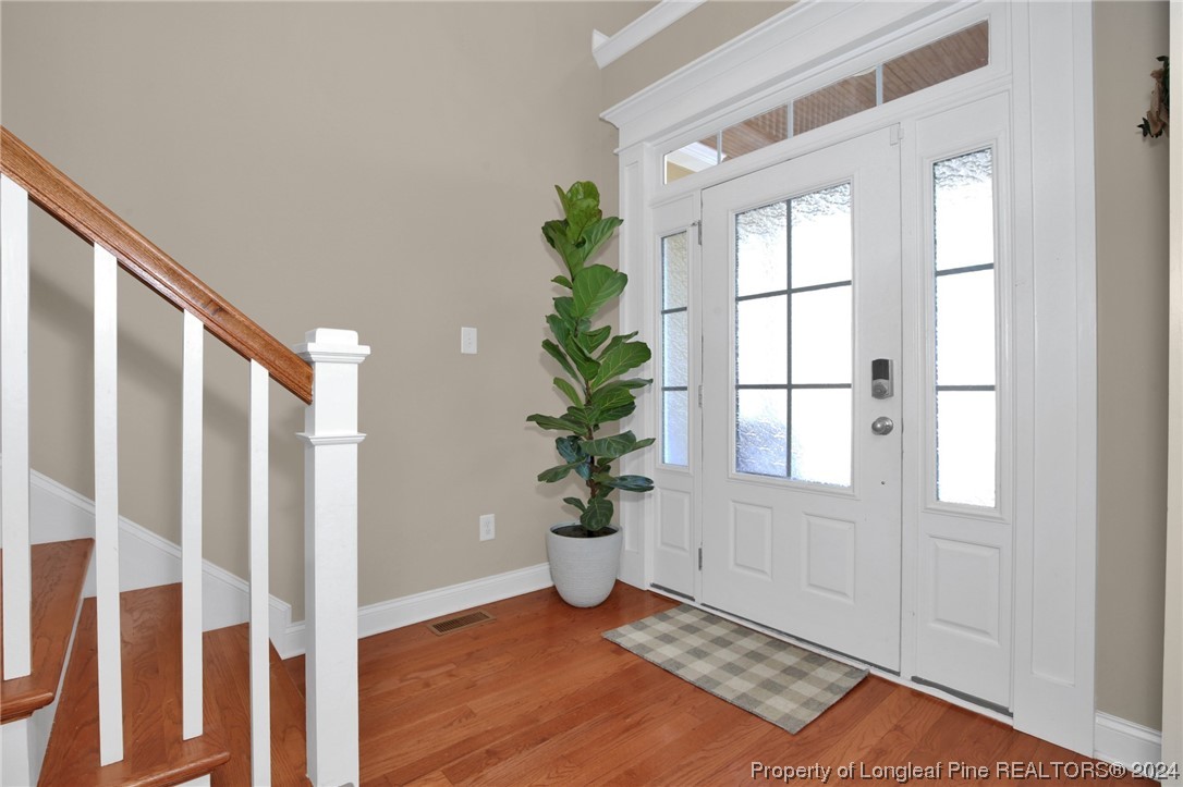 43 Shellnut Circle Spring Lake, NC 28390 - Photo 5 of 35 a view of an entryway with wooden floor