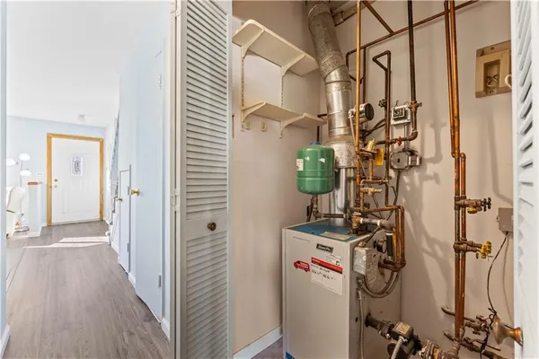 a view of a storage & utility room