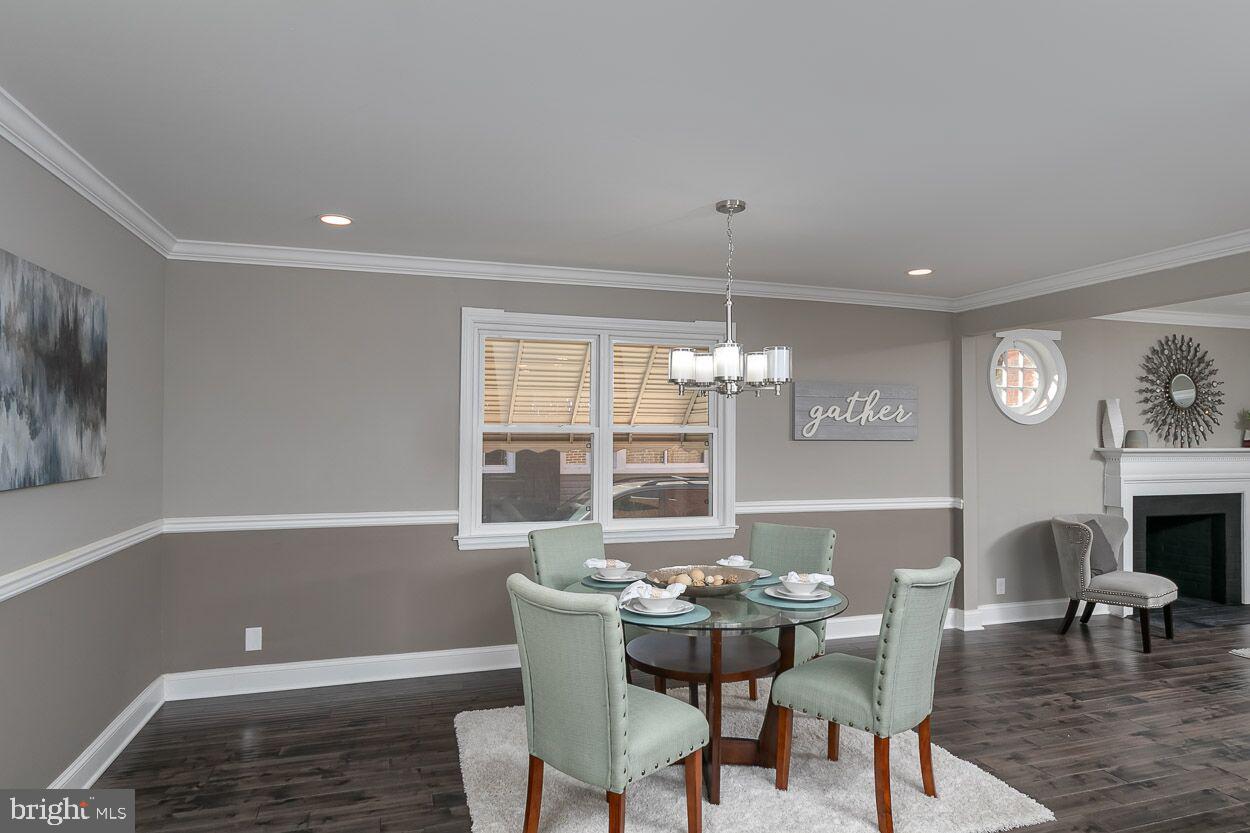 3705 Ellamont Road Baltimore, MD 21215 - Photo 8 of 49 TOTALLY RENOVATED DINING ROOM /LIVING ROOM
