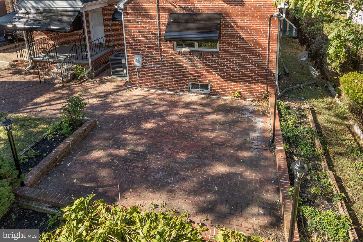 3705 Ellamont Road Baltimore, MD 21215 - Photo 39 of 49 BRICK PATIO IN REAR YARD