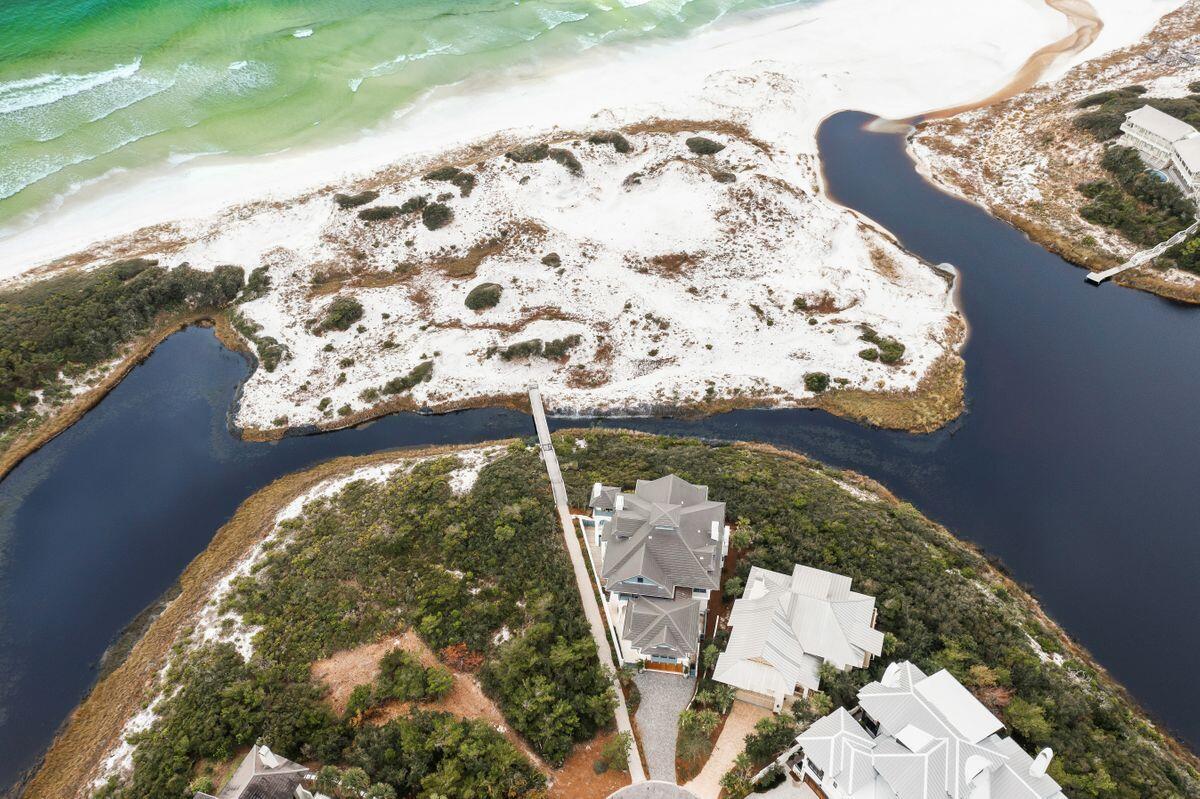243 West Bermuda Drive Santa Rosa Beach, FL 32459 - Photo 36 of 37 an aerial view of a house with a yard