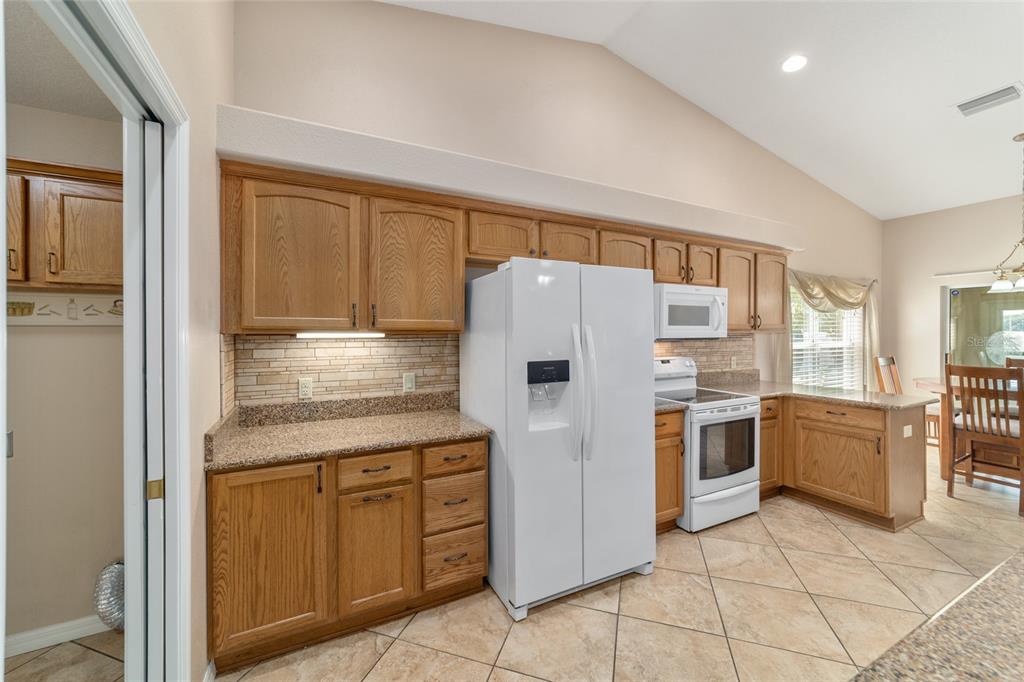 16369 Southwest 14th Avenue Road Ocala, FL 34473 - Photo 15 of 49 a kitchen with granite countertop cabinets and stainless steel appliances