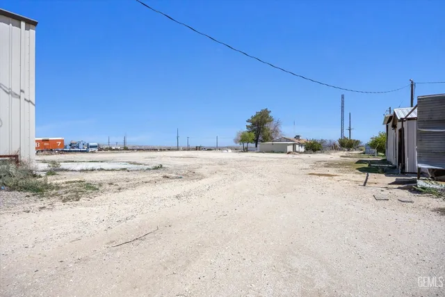 a backyard of a house