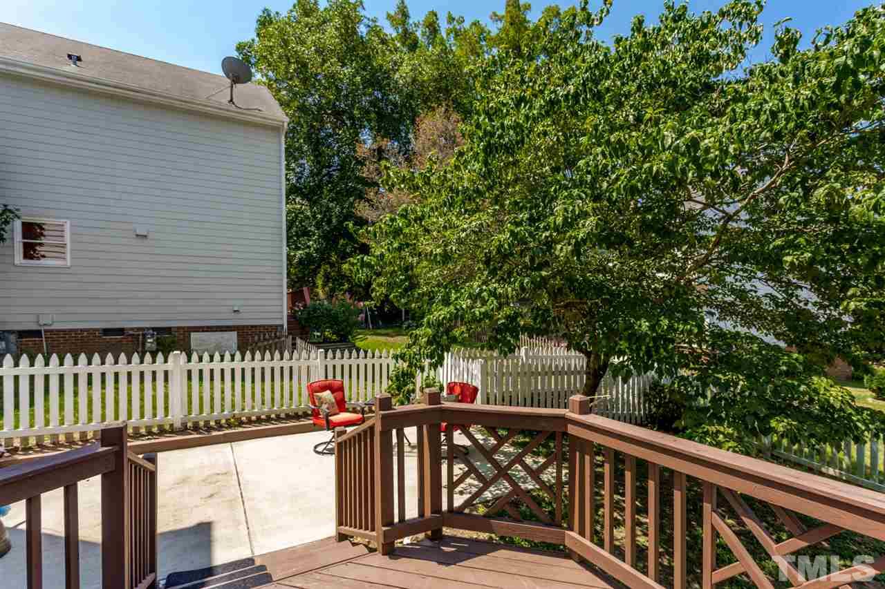 2300 Declaration Drive Raleigh, NC 27615 - Photo 28 of 30 a view of a wooden fence and a bench
