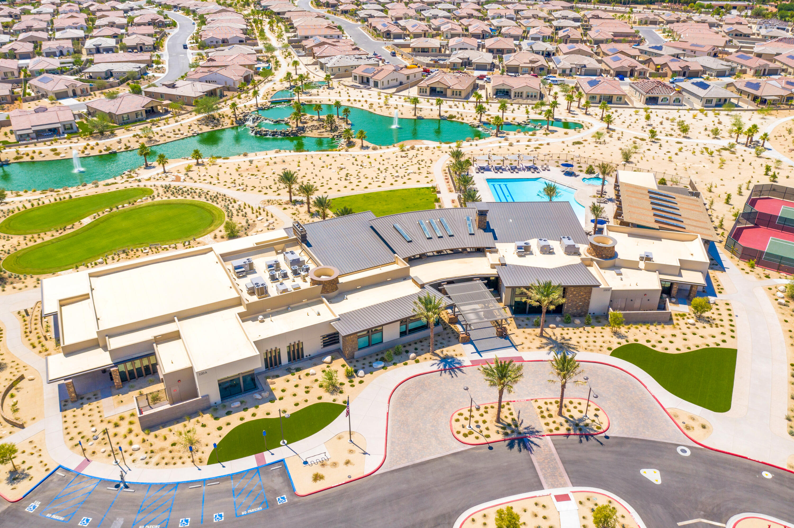 34 Syrah Rancho Mirage, CA 92270 - Photo 67 of 82 DWRM Clubhouse Aerial 1