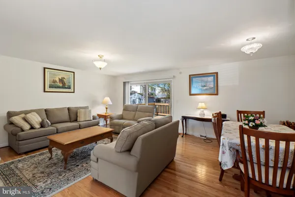 a view of a garden with a slide