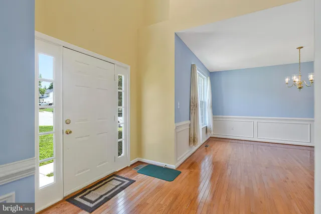 wooden floor in an empty room