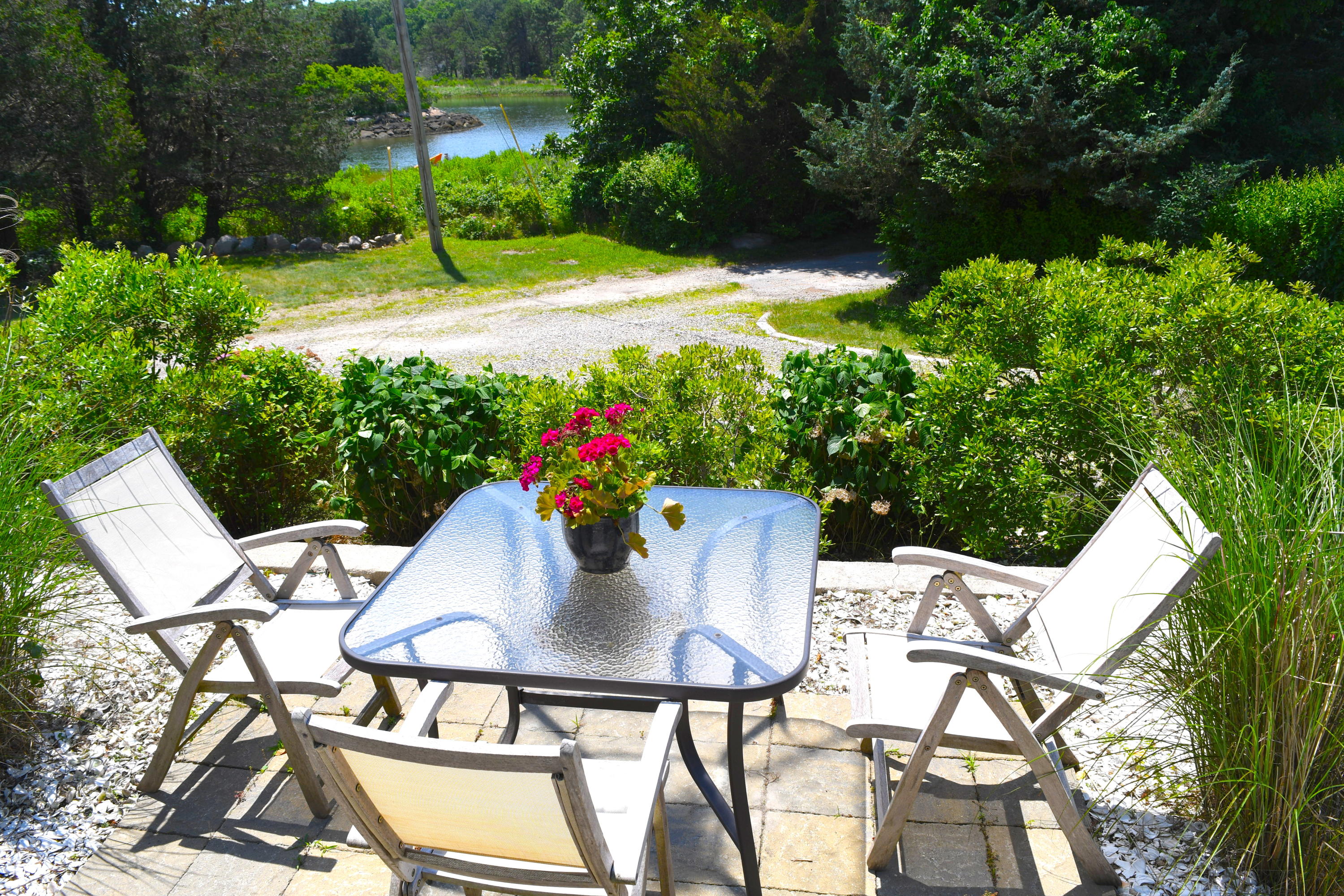 171 Bay Road North Falmouth, MA 02556 - Photo 17 of 24 a view of an outdoor space with seating
