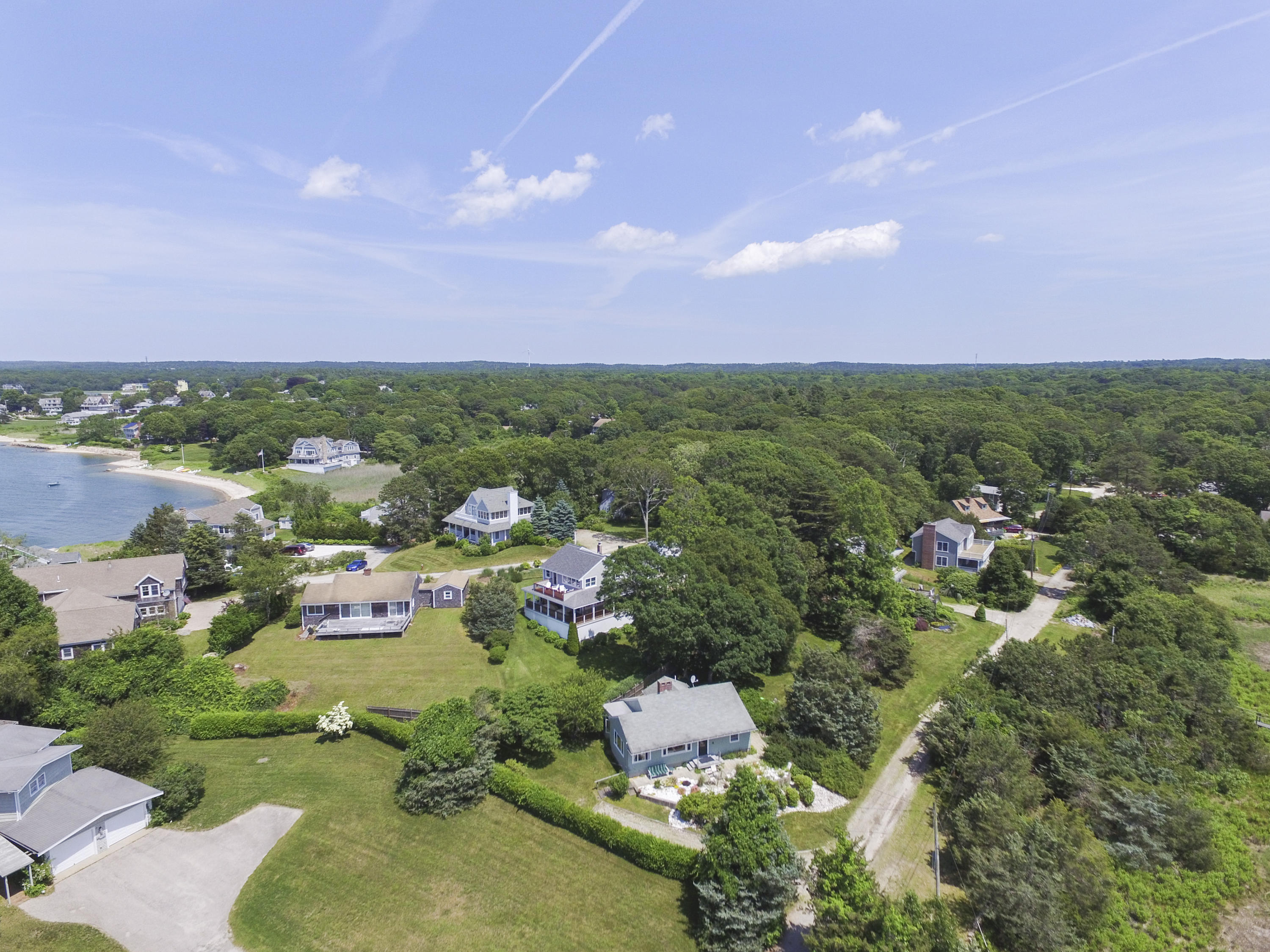171 Bay Road North Falmouth, MA 02556 - Photo 23 of 24 an aerial view of multiple house