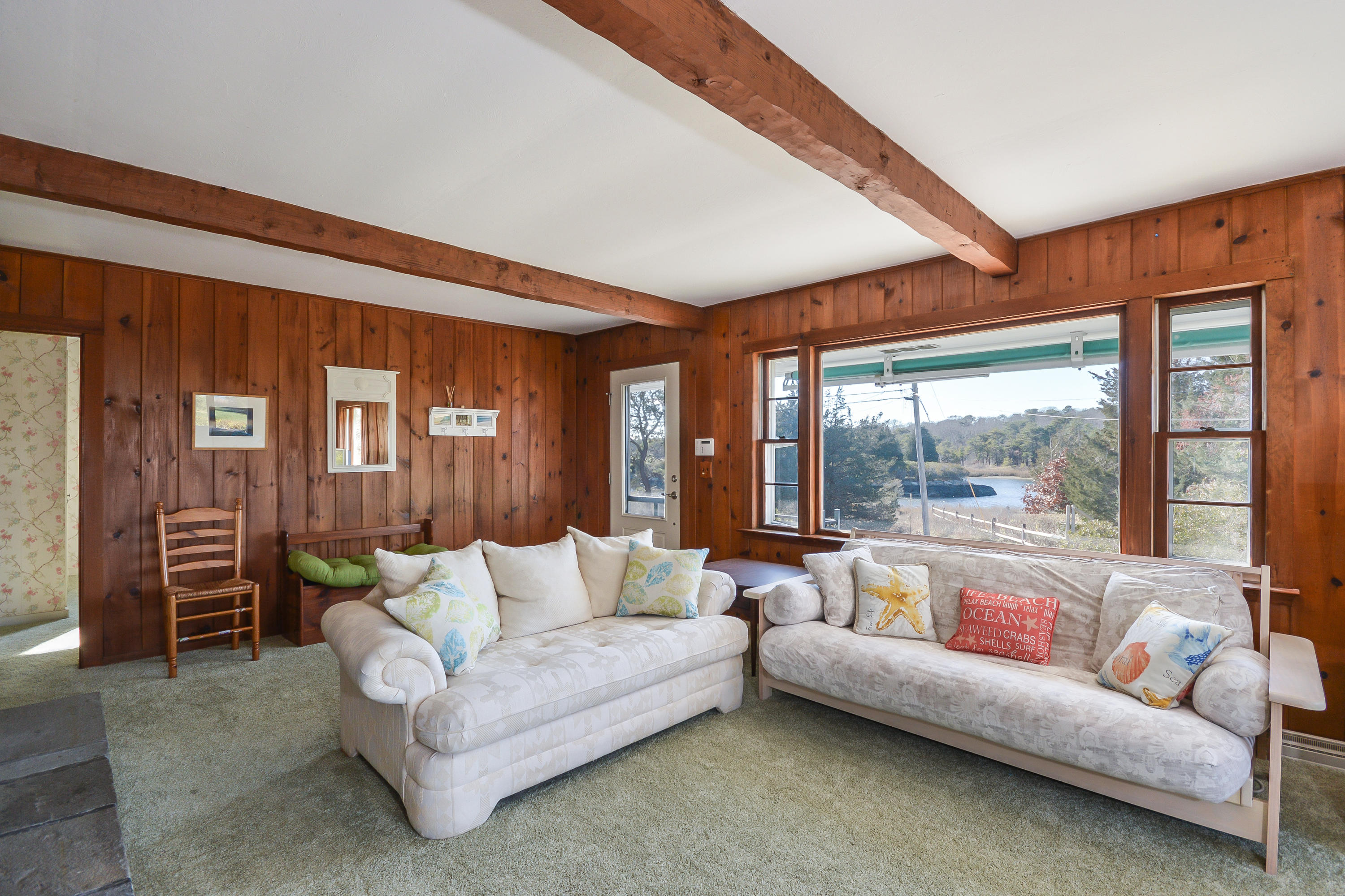 171 Bay Road North Falmouth, MA 02556 - Photo 9 of 24 a living room with furniture and a large window