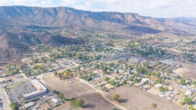 a view of city and mountain