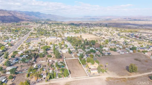 a view of a city with an ocean
