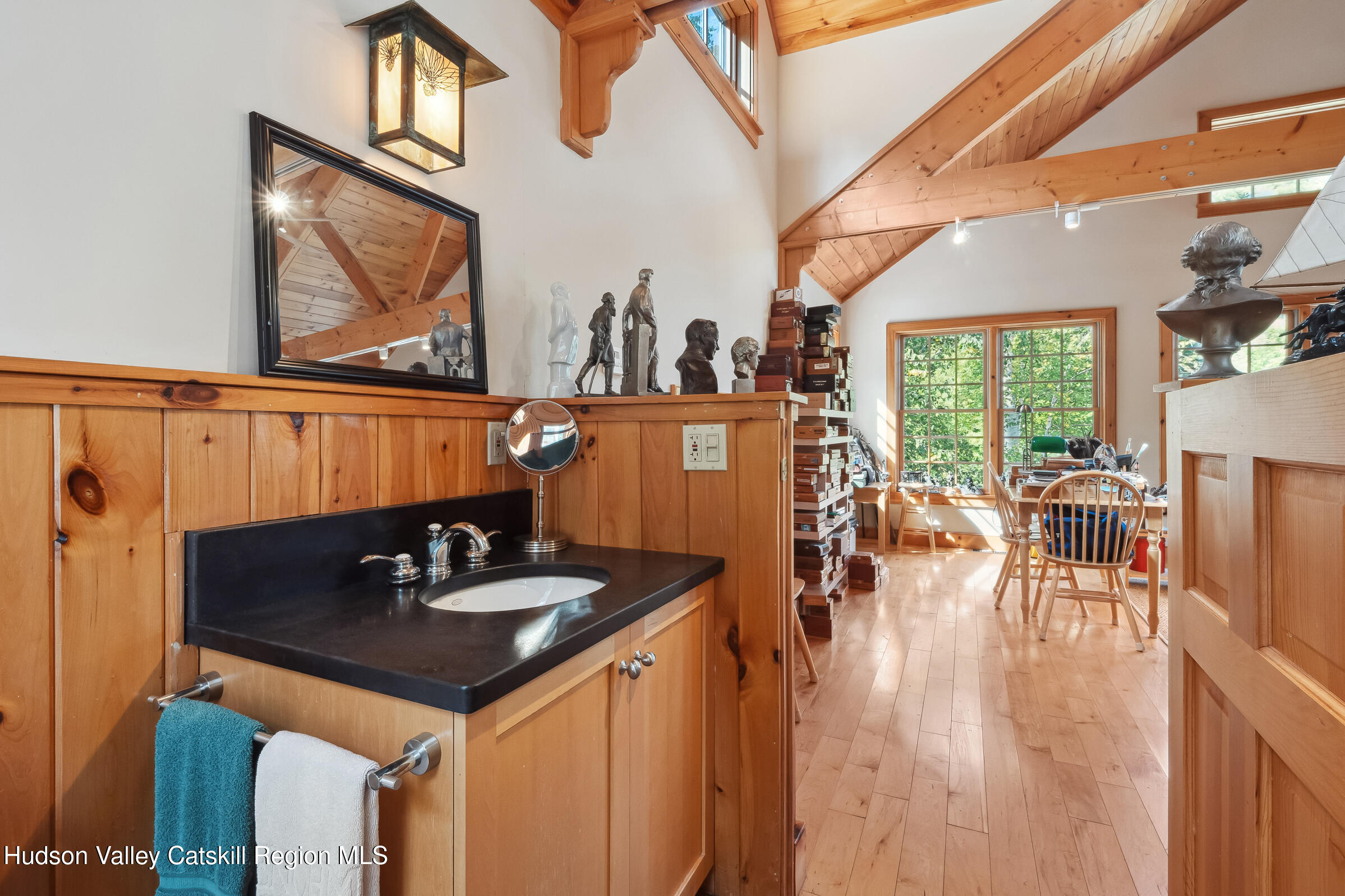 2205 County Rte 5 Canaan, NY 12029 - Photo 35 of 45 a dining room with furniture and wooden floor