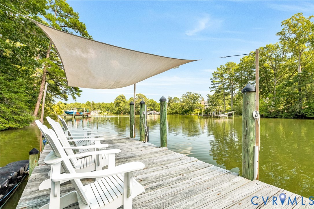 200 Pond Road Lancaster, VA 22503 - Photo 10 of 48 a view of lake from balcony