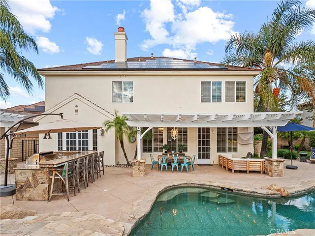 a view of an outdoor space with a patio